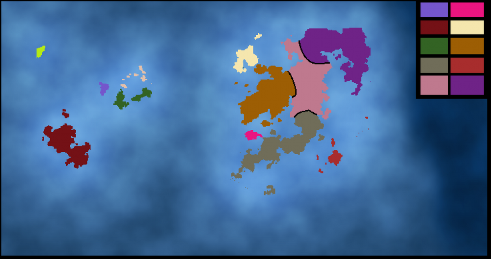 Nythera, with its numbered color legend.